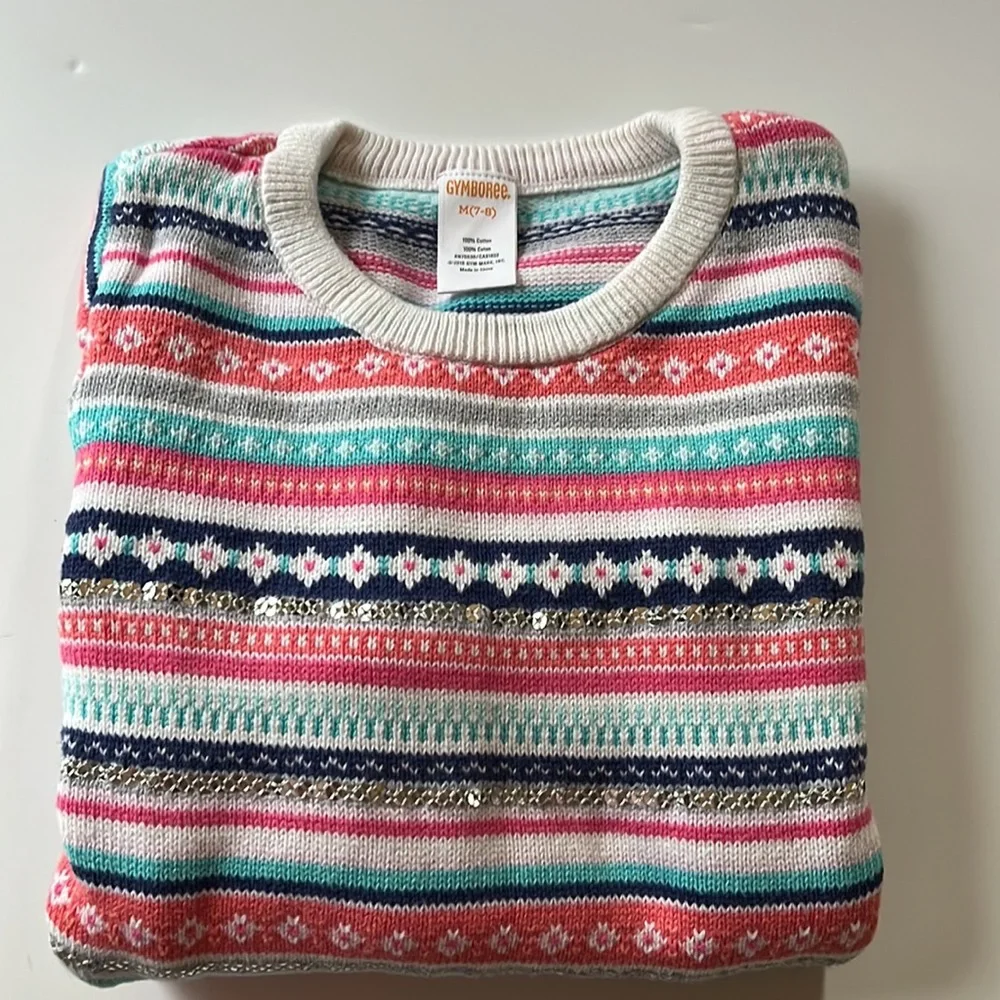 Gymboree sequins stripe